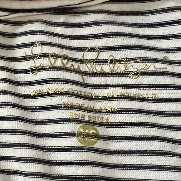 LILLY PULITZER Noelle Striped Shift Dress in Blue White Pink Cotton Size XS - Picture 6 of 9